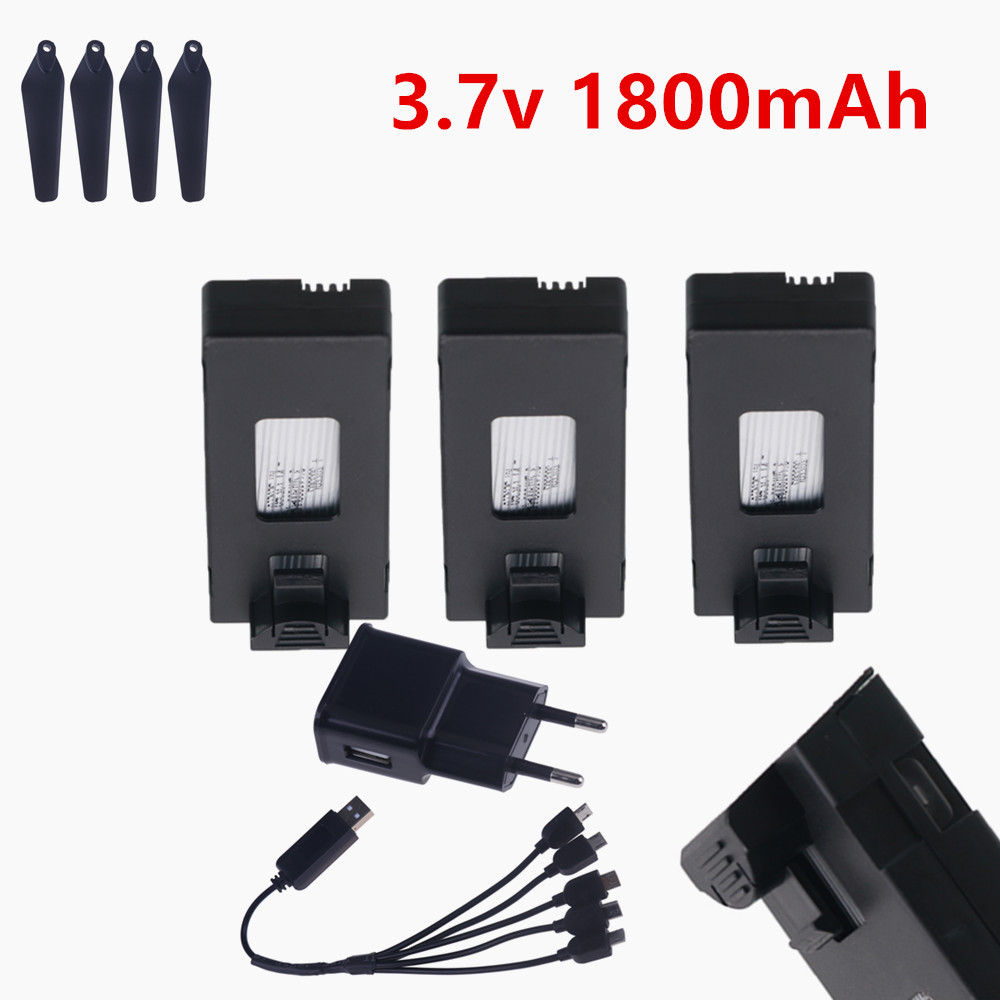 Oplaadbare 3.7V Lipo Batterij  - Eachine Drone E58 recensie en prijs