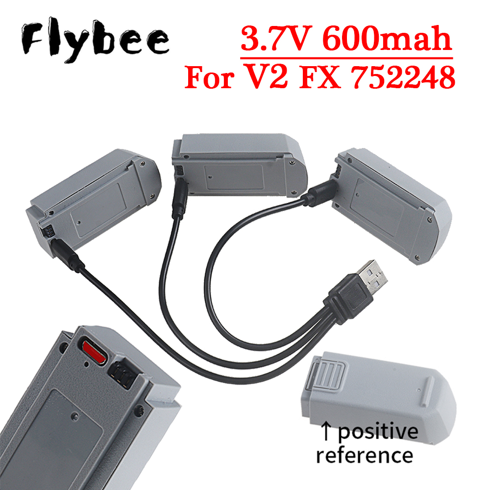 3,7 V oplaadbare drone-batteri - Eachine Drone E58 recensie en prijs